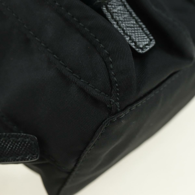 【日本直送】PRADA 尼龍黑色銀色鏈條單肩包 正品 AMZ520M-15