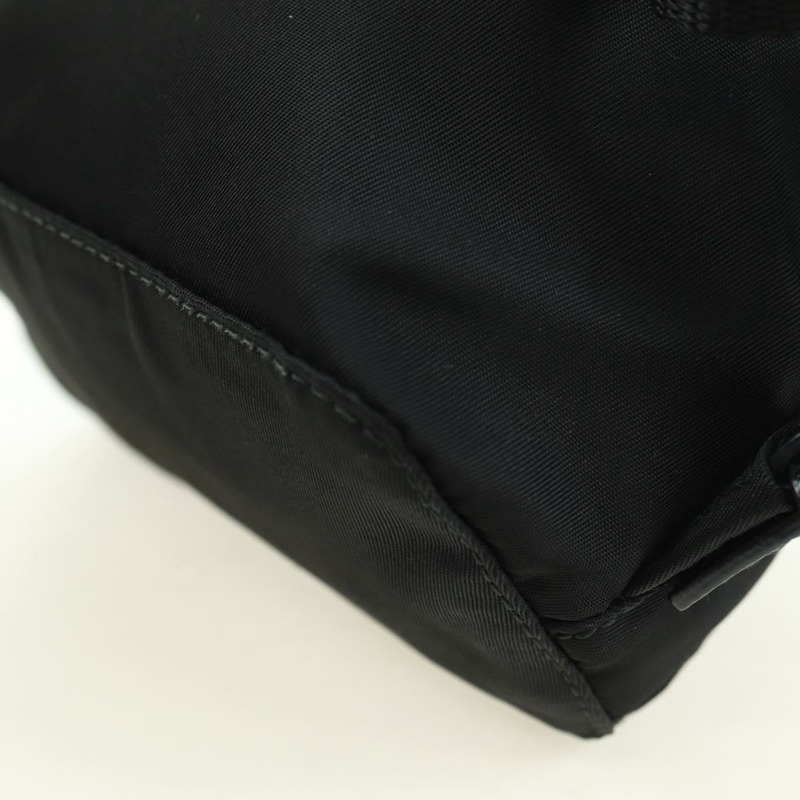 【日本直送】PRADA 尼龍黑色銀色鏈條單肩包 正品 AMZ520M-18
