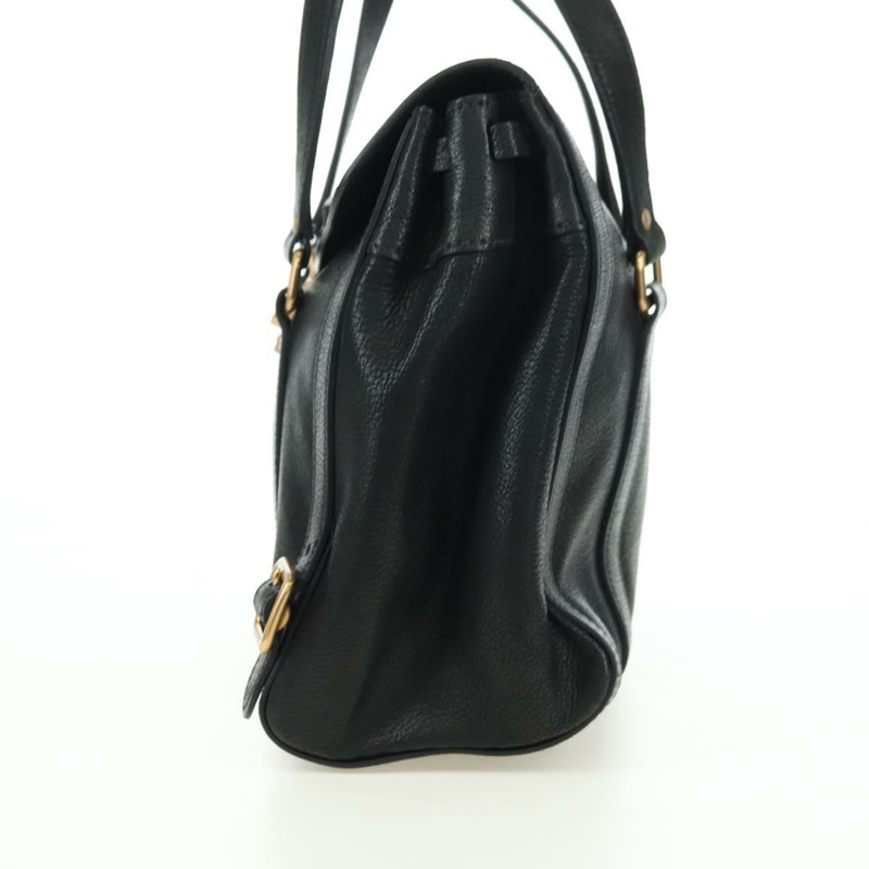 【日本直送】PRADA 托特包 皮革 黑色 金色 正品 177678V-2