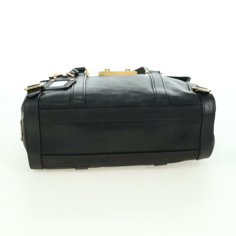 【日本直送】PRADA 托特包 皮革 黑色 金色 正品 177678V-4