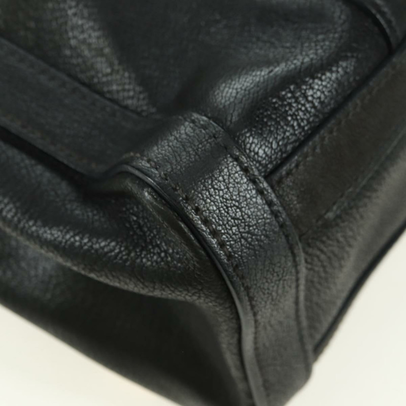 【日本直送】PRADA 托特包 皮革 黑色 金色 正品 177678V-15