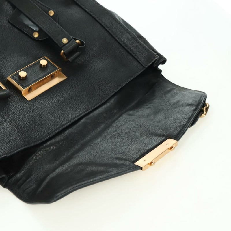 【日本直送】PRADA 托特包 皮革 黑色 金色 正品 177678V-19
