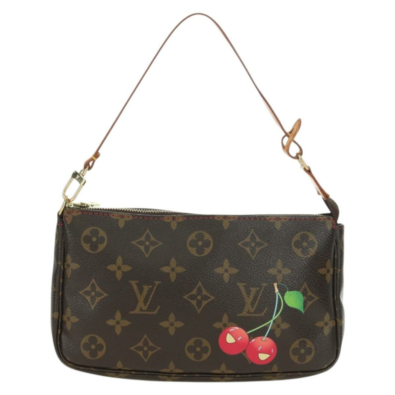 【日本直送】路易威登 Monogram Cherry 迷你手拿包配件包 LV 正品 177651SAV-12