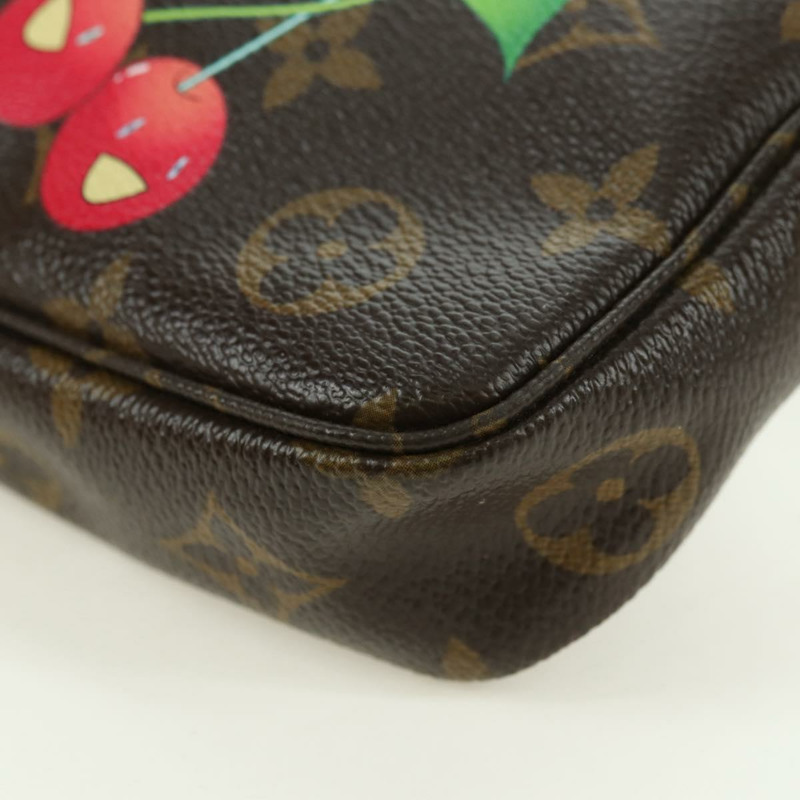 【日本直送】路易威登 Monogram Cherry 迷你手拿包配件包 LV 正品 177651SAV-15