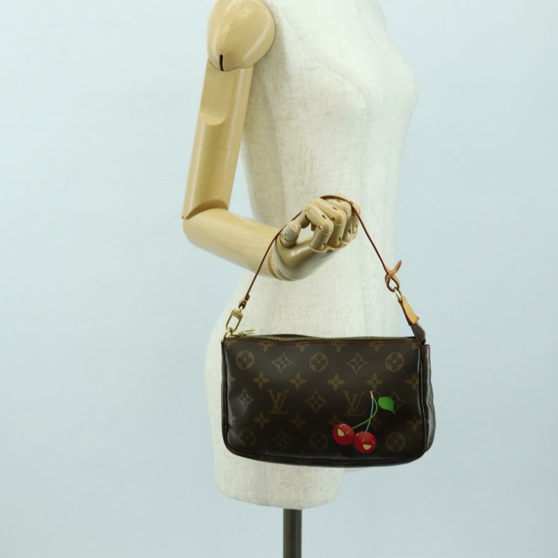 【日本直送】路易威登 Monogram Cherry 迷你手拿包配件包 LV 正品 177651SAV-22