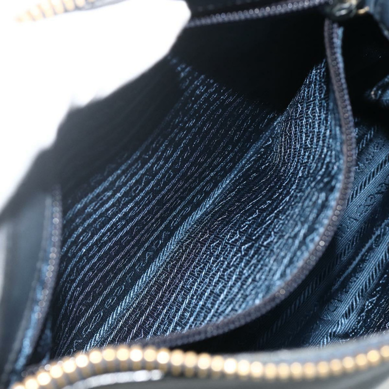 【日本直送】PRADA 鏈條單肩包 皮革 海軍藍 金色 正品 177855A-20