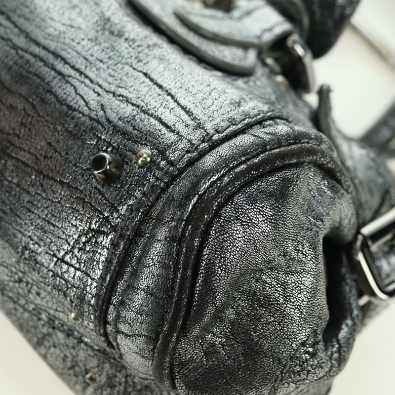【日本直送】Chloe Paddington 迷你手提包 皮革 銀色 正品 mr2397SAV-10