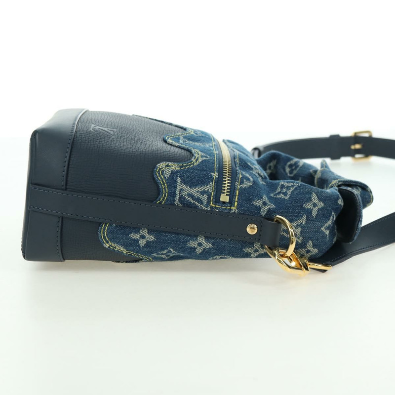 【日本直送】路易威登 Monogram Denim Drip Japanese Cruiser 手袋 藍色 M45970 正品 177977SM-3