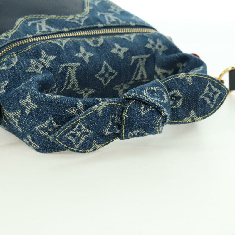 【日本直送】路易威登 Monogram Denim Drip Japanese Cruiser 手袋 藍色 M45970 正品 177977SM-6