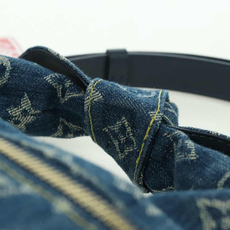 【日本直送】路易威登 Monogram Denim Drip Japanese Cruiser 手袋 藍色 M45970 正品 177977SM-7