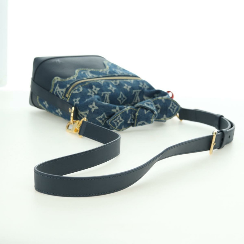 【日本直送】路易威登 Monogram Denim Drip Japanese Cruiser 手袋 藍色 M45970 正品 177977SM-8