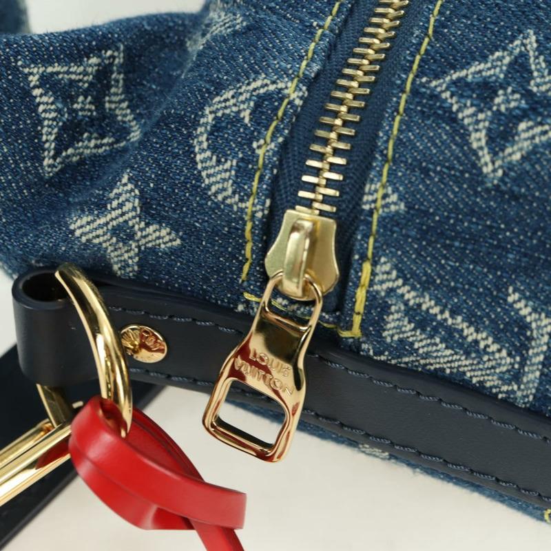 【日本直送】路易威登 Monogram Denim Drip Japanese Cruiser 手袋 藍色 M45970 正品 177977SM-18