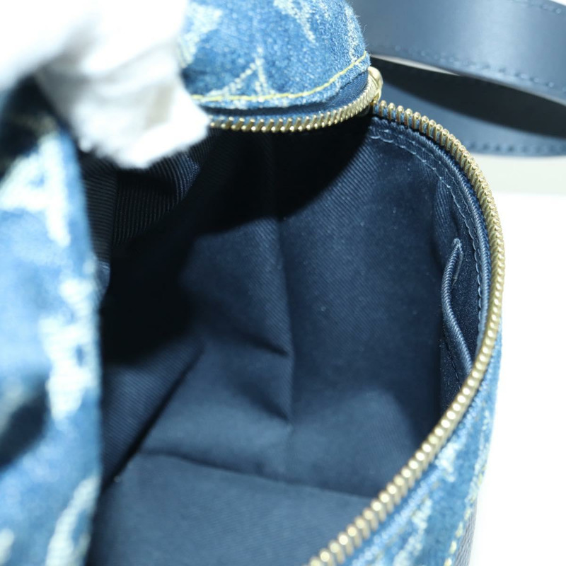 【日本直送】路易威登 Monogram Denim Drip Japanese Cruiser 手袋 藍色 M45970 正品 177977SM-19