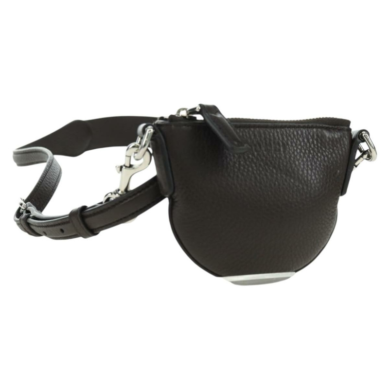 【日本直送】GUCCI 肩包 Web Sherry Line 皮革黑色銀色 821831 Auth 171234A-0