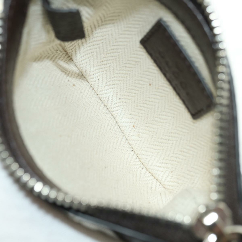 【日本直送】GUCCI 肩包 Web Sherry Line 皮革黑色銀色 821831 Auth 171234A-19