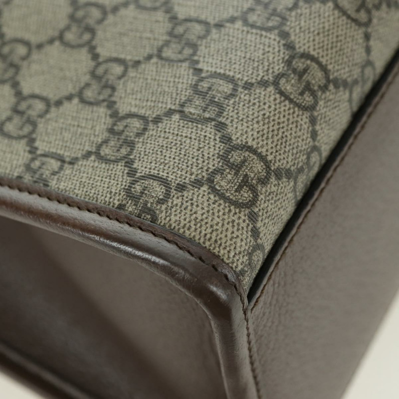 【日本直送】GUCCI GG Supreme 唐老鴨手提包 PVC 兩用 米色/金色 648134 正品 177329M-14