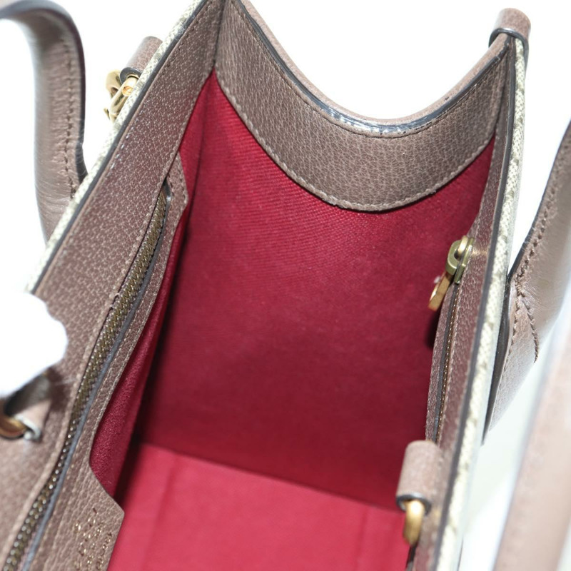 【日本直送】GUCCI GG Supreme 唐老鴨手提包 PVC 兩用 米色/金色 648134 正品 177329M-24