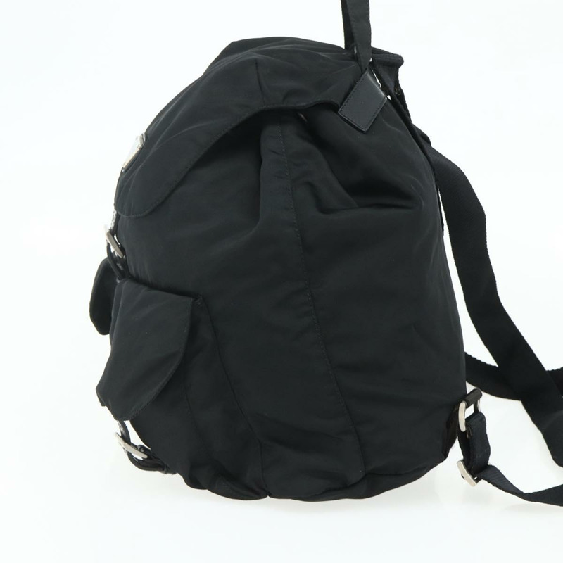 【日本直送】PRADA 雙肩包 尼龍材質 黑色 銀色 正品 178131A-3