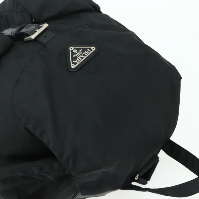 【日本直送】PRADA 雙肩包 尼龍材質 黑色 銀色 正品 178131A-5