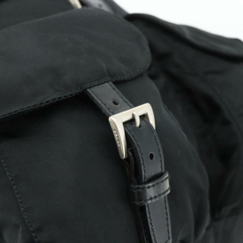 【日本直送】PRADA 雙肩包 尼龍材質 黑色 銀色 正品 178131A-9