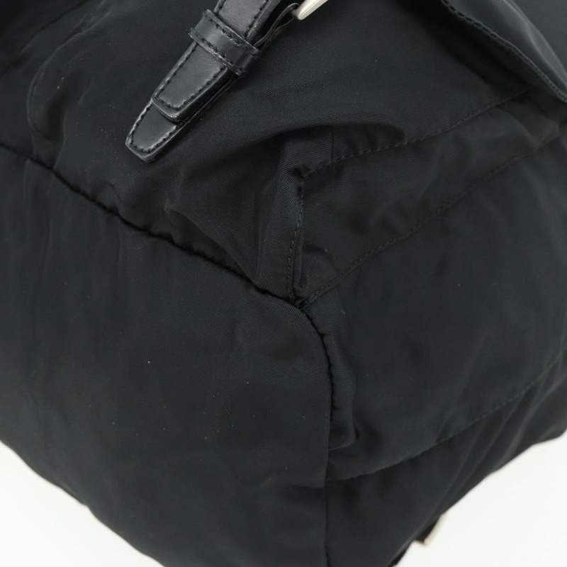 【日本直送】PRADA 雙肩包 尼龍材質 黑色 銀色 正品 178131A-15