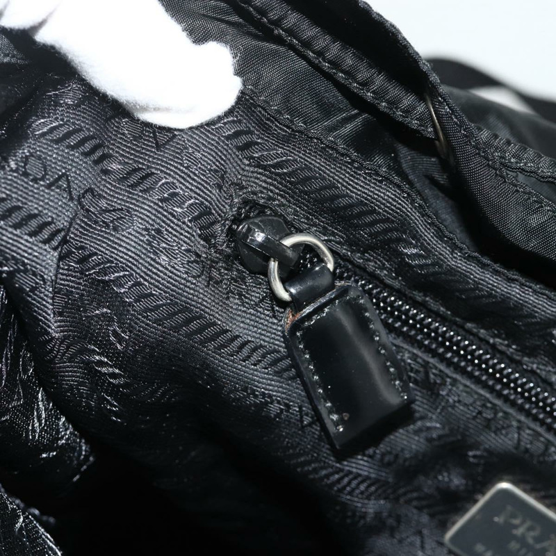 【日本直送】PRADA 雙肩包 尼龍材質 黑色 銀色 正品 178131A-23