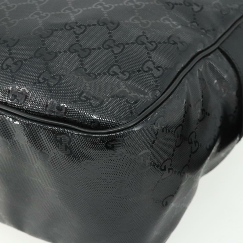 【日本直送】GUCCI GG 經典單肩包 PVC 黑色銀色 211107 Auth fm5312A-11