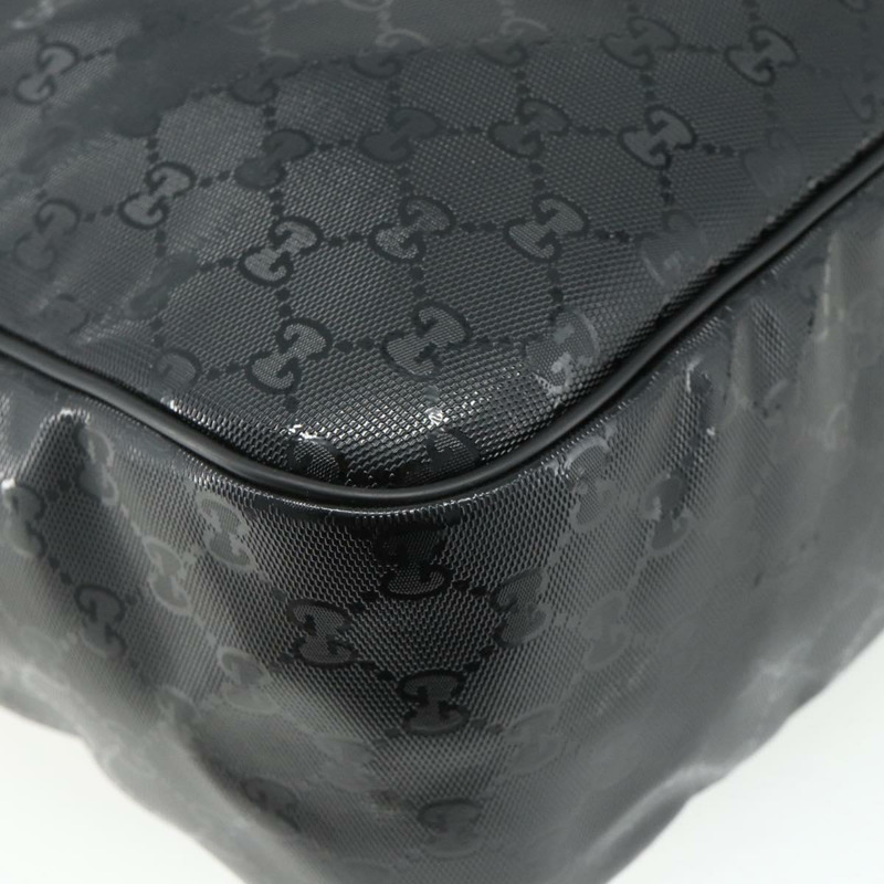 【日本直送】GUCCI GG 經典單肩包 PVC 黑色銀色 211107 Auth fm5312A-12