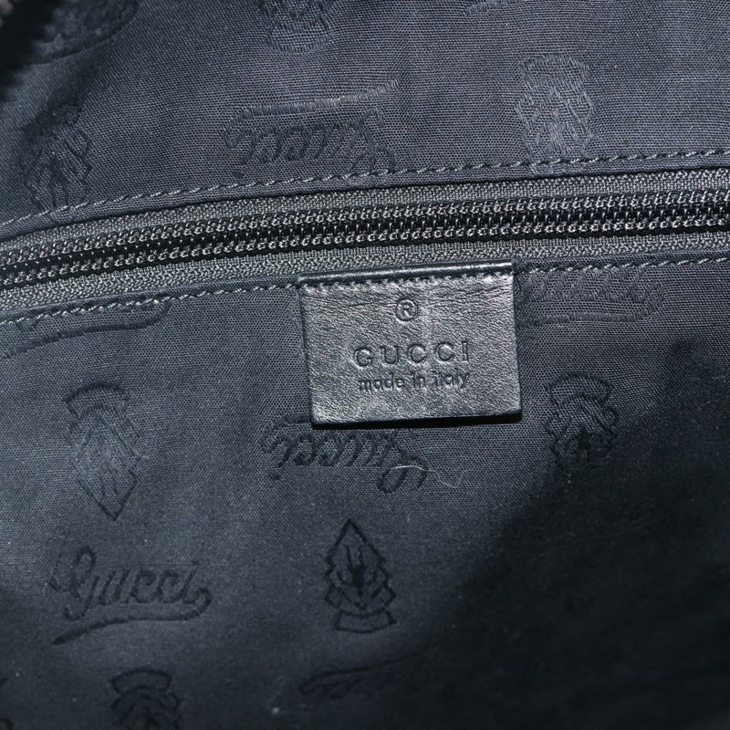 【日本直送】GUCCI GG 經典單肩包 PVC 黑色銀色 211107 Auth fm5312A-15