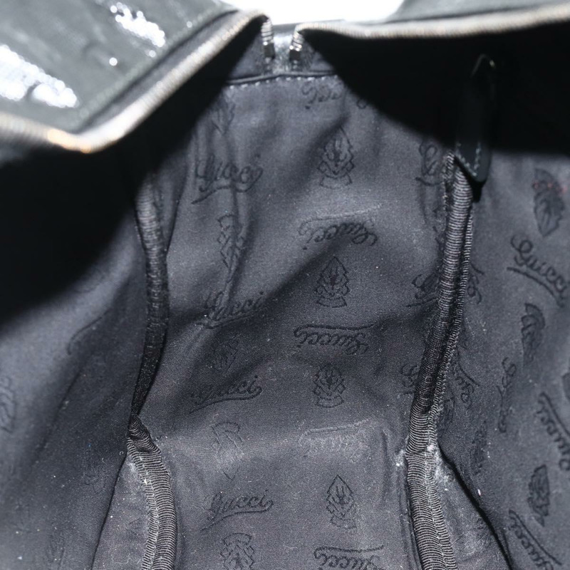 【日本直送】GUCCI GG 經典單肩包 PVC 黑色銀色 211107 Auth fm5312A-18