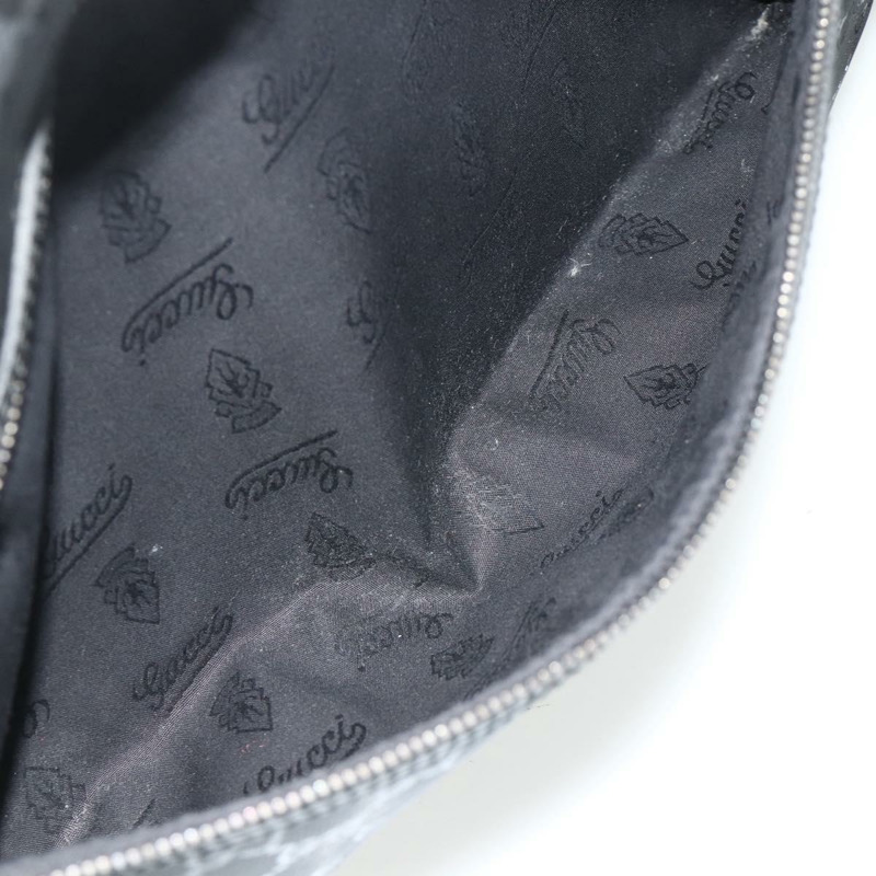 【日本直送】GUCCI GG 經典單肩包 PVC 黑色銀色 211107 Auth fm5312A-21