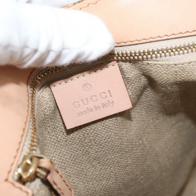 【日本直送】GUCCI Flora Bamboo 手提包 帆布 多色 金色 140203 正品 ka4212A-13