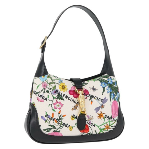 GUCCI New Jackie BALENCIAGA 聯名帆布包 636706 正品 178692SAM