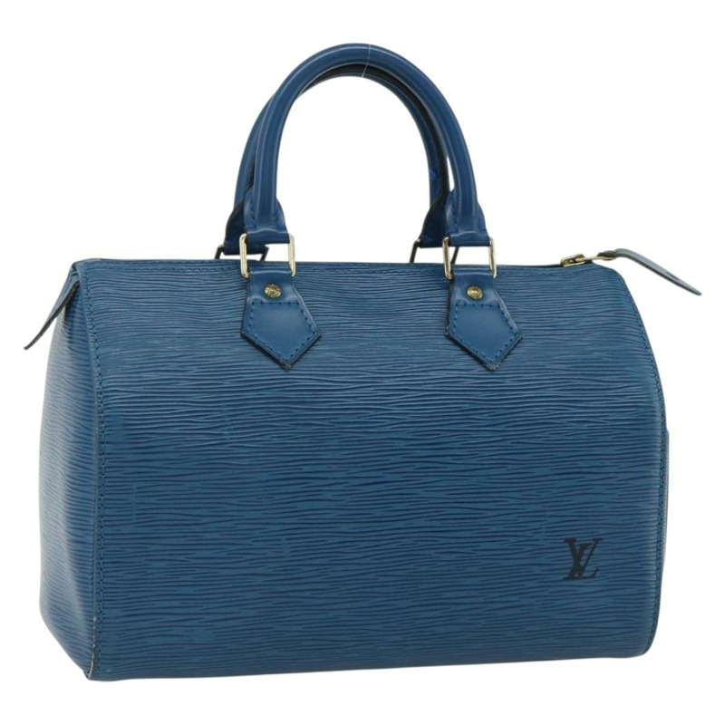 【日本直送】路易威登 Epi Speedy 25 手提包，托萊多藍，M43015，LV 正品，編號 178685A-0