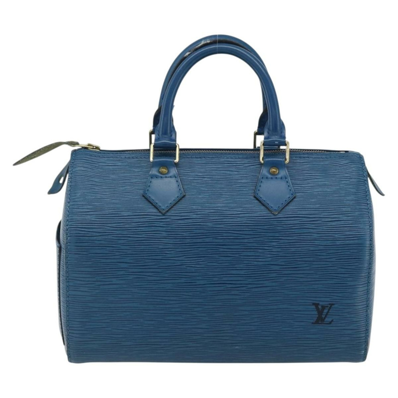 【日本直送】路易威登 Epi Speedy 25 手提包，托萊多藍，M43015，LV 正品，編號 178685A-1