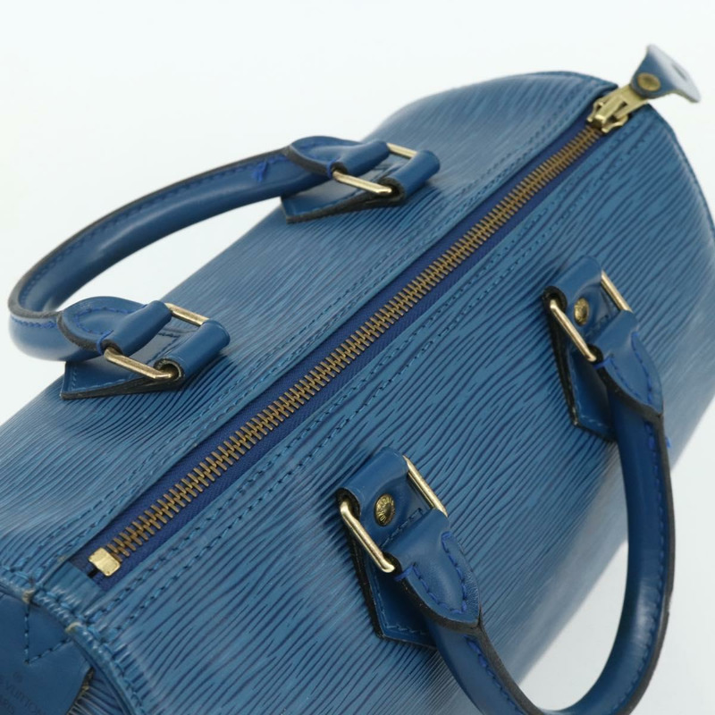 【日本直送】路易威登 Epi Speedy 25 手提包，托萊多藍，M43015，LV 正品，編號 178685A-5