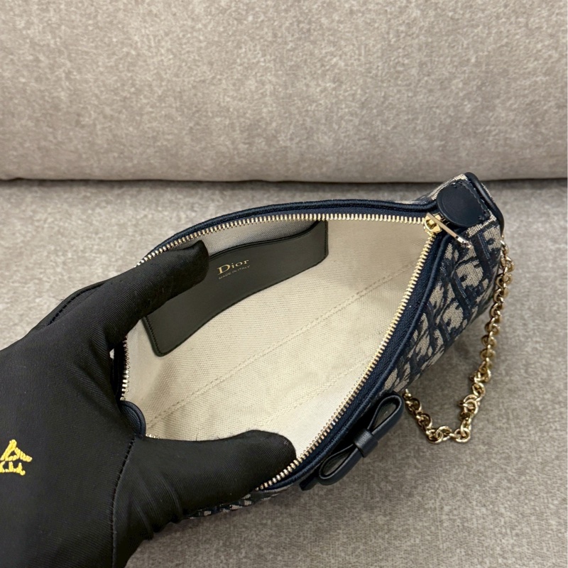 DIOR新款蝴蝶結鏈條包-5
