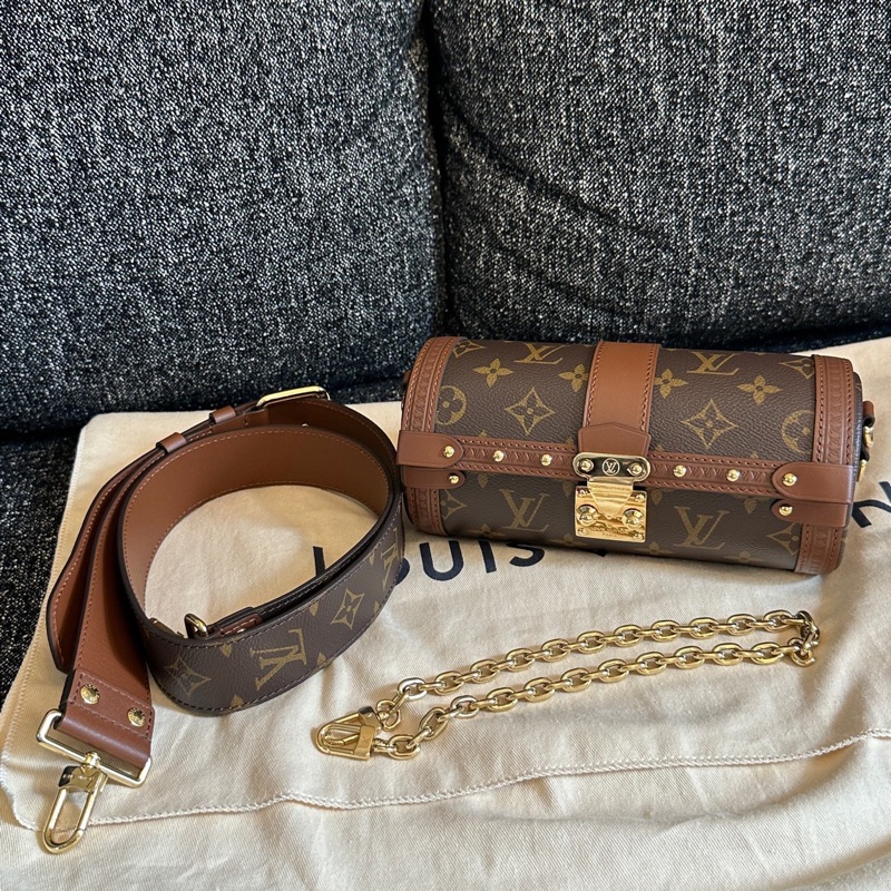 99新路易威登/Louis Vuitton Papillon Trunk M57835    Monogram 涂层帆布 19 x 9 x 9-1