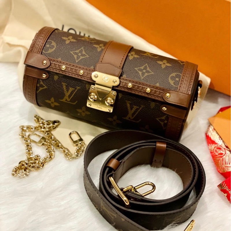 99新路易威登/Louis Vuitton Papillon Trunk M57835    Monogram 涂层帆布 19 x 9 x 9-10