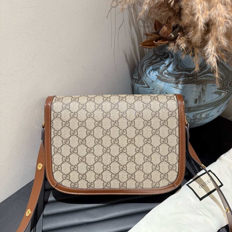 98新 Gucci 老花1955中號 033黑標 21年包 附件：塵袋-1