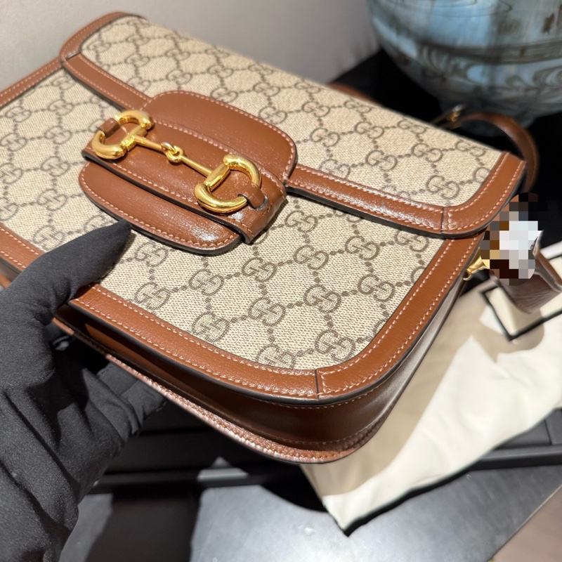 98新 Gucci 老花1955中號 033黑標 21年包 附件：塵袋-4