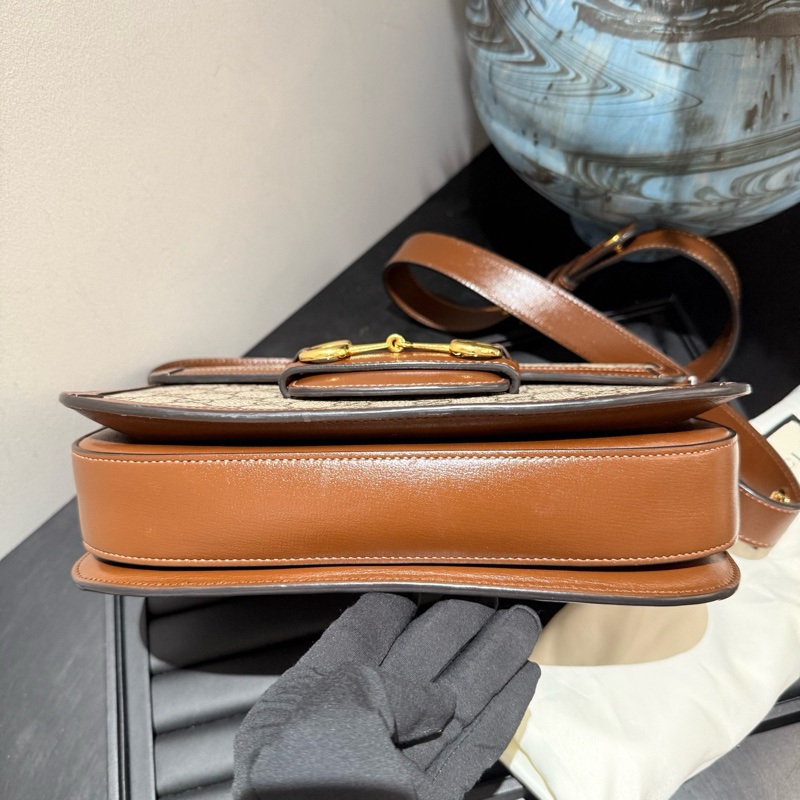 98新 Gucci 老花1955中號 033黑標 21年包 附件：塵袋-9