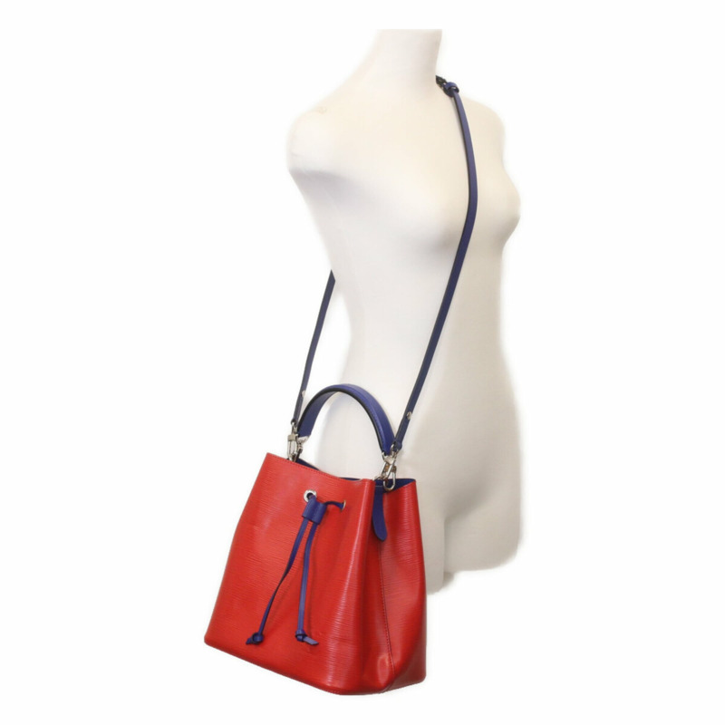 路易威登 M54365 Epi Coquelicot 藍色 NeoNoe 女士單肩包 紅色-11