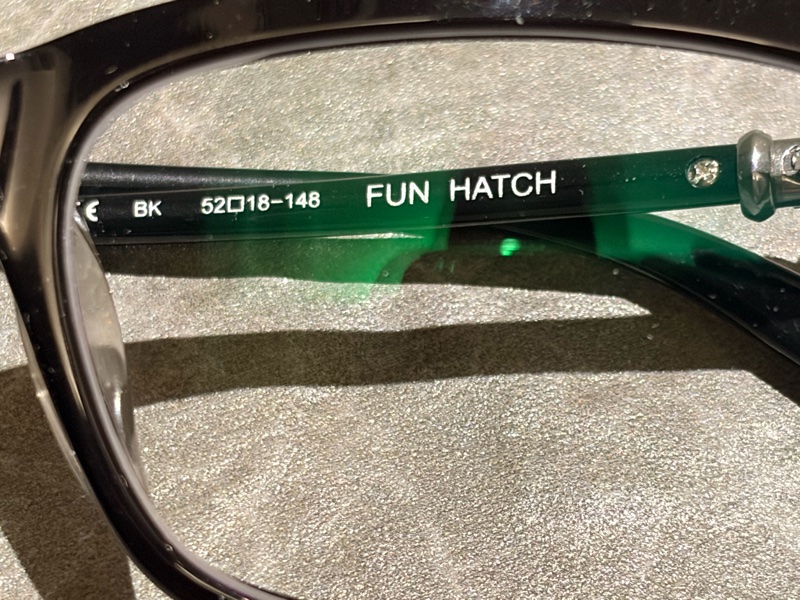Chrome Hearts克羅心 BK FUN HATCH眼鏡框9成新-12