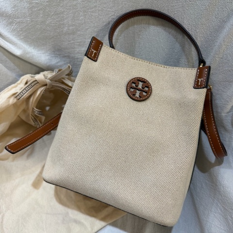 Tory Burch 帆布水桶包(近全新）