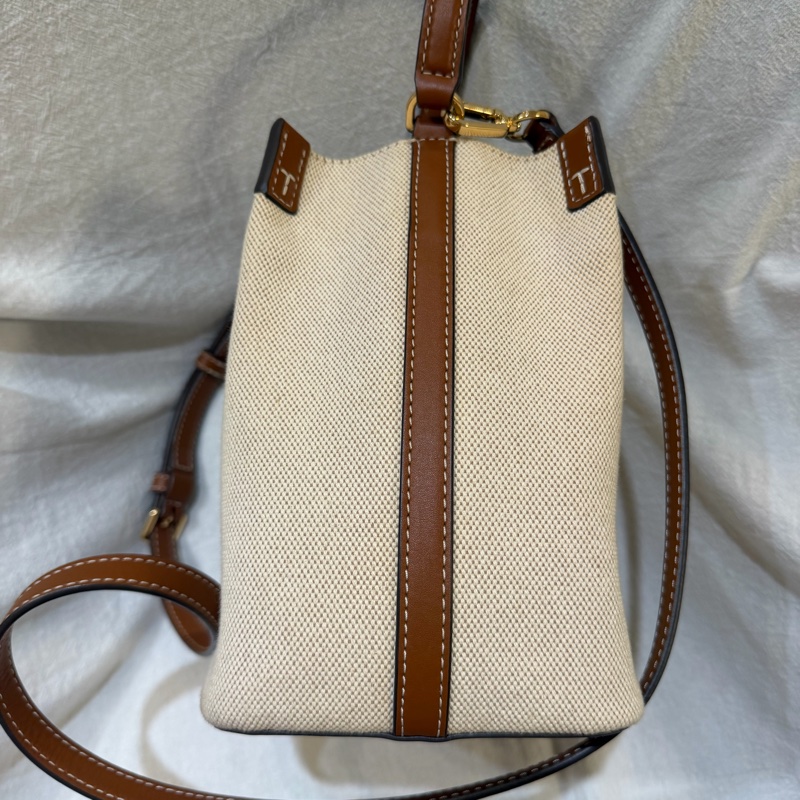 Tory Burch 帆布水桶包(近全新）-4