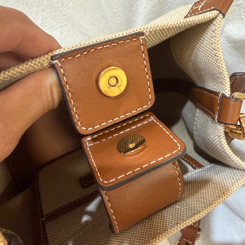 Tory Burch 帆布水桶包(近全新）-7