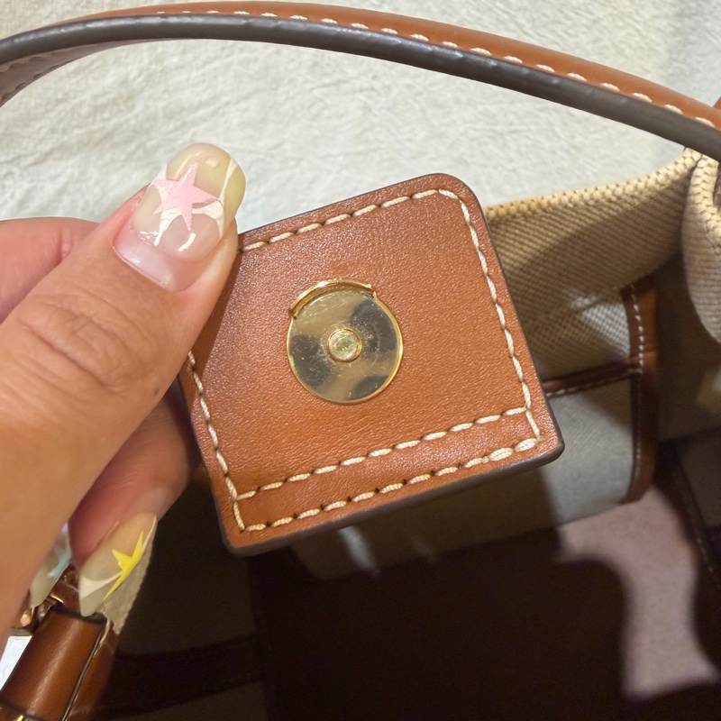 Tory Burch 帆布水桶包(近全新）-8