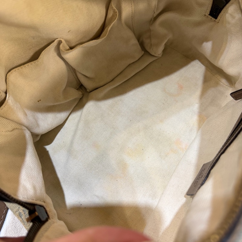 Gucci 復古丹寧老花波士頓包-5
