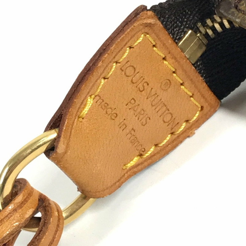 路易威登 M92191 Monogram Graffiti Pochette Accessoires 配件包肩手提包帆布男女款卡其色-11